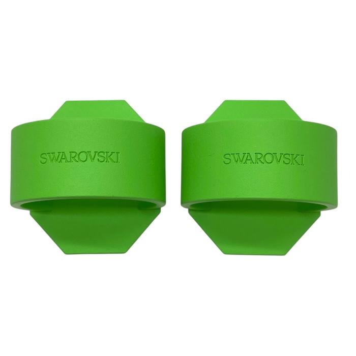 スワロフスキー　珍品逸品　【ペアーナプキンリング　トパーズ】　オリジナル化粧箱付 SWAROVSKI（スワロフスキー） 新品未使用 ナプキンリング 2個セット