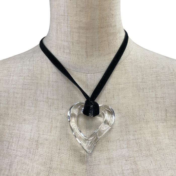 【新品未使用】Baccarat ハート型チャーム 黒 新品未使用】Baccarat ハート型チャーム 黒 新品未使用】Baccarat