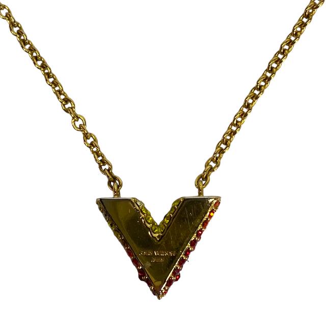 LOUIS VUITTON ルイヴィトン M62863 エッセンシャル V ストラス ネックレス ペンダント アクセサリー チェーン ゴールド  マルチカラー : 1122-a8593o : SENSE Yahoo!ショッピング店 - 通販 - Yahoo!ショッピング