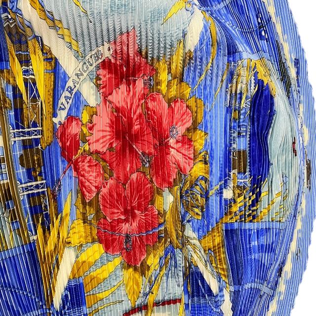 HERMES エルメス スカーフ VARANGUES ベランダ ハイビスカス 