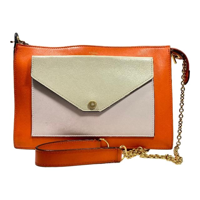 CELINE セリーヌ ミディアム チェーン ショルダーバッグ クラッチ