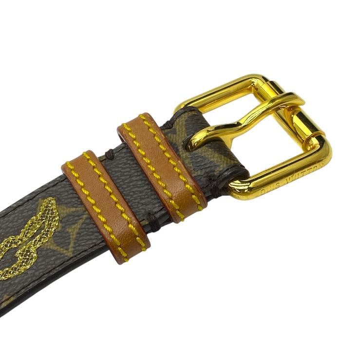 最終値下げ！Louis Vuitton レザー ベルト 80/32 LOUIS VUITTON（ルイ・ヴィトン） サンチュール ベルト アルジャン