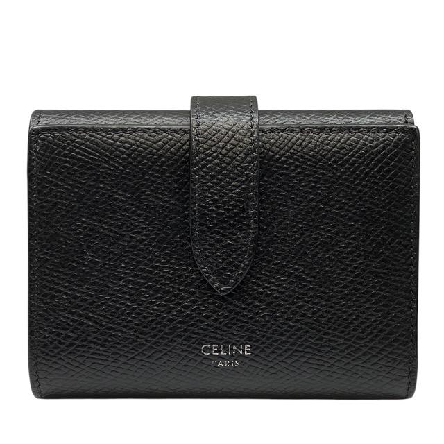 CELINE セリーヌ 財布 三つ折り財布 折財布 コンパクトウォレット ロゴ 