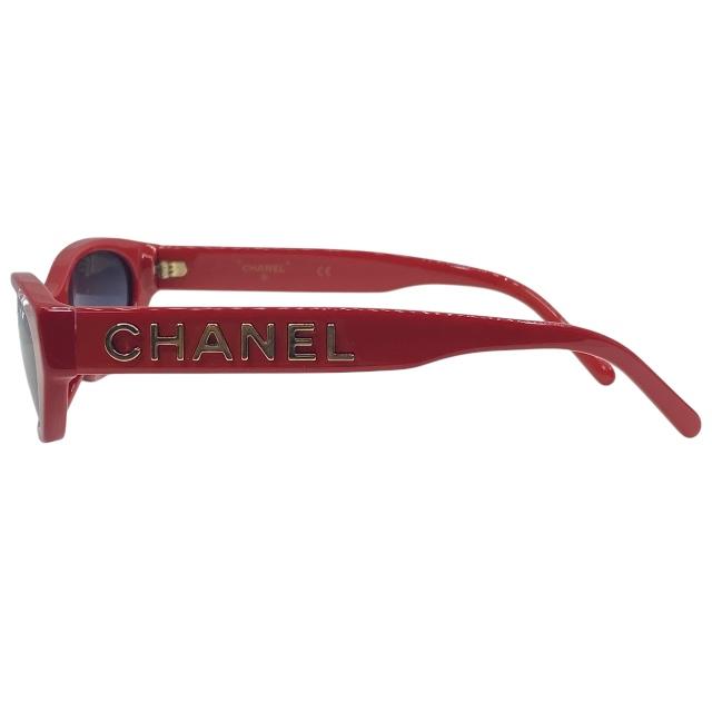 CHANEL ワインレッド サングラス ケース付き 中古・古着通販】CHANEL (シャネル) サングラス レッド サイズ:51