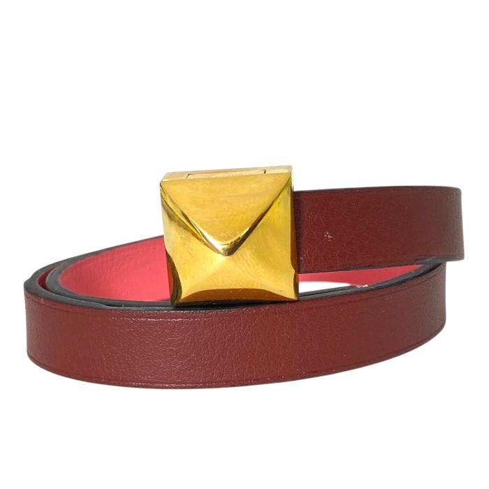 HERMES エルメス プスプス バングル ブレスレット ルージュアッシュ HERMES（エルメス） メドールアンフィニ ドゥブルトゥール