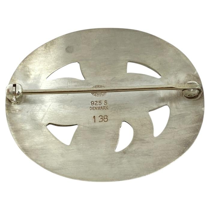 ジョージジェンセン ブローチ　138 Georg Jensen（ジョージ ジェンセン） ムーンストーン 138 ブローチ