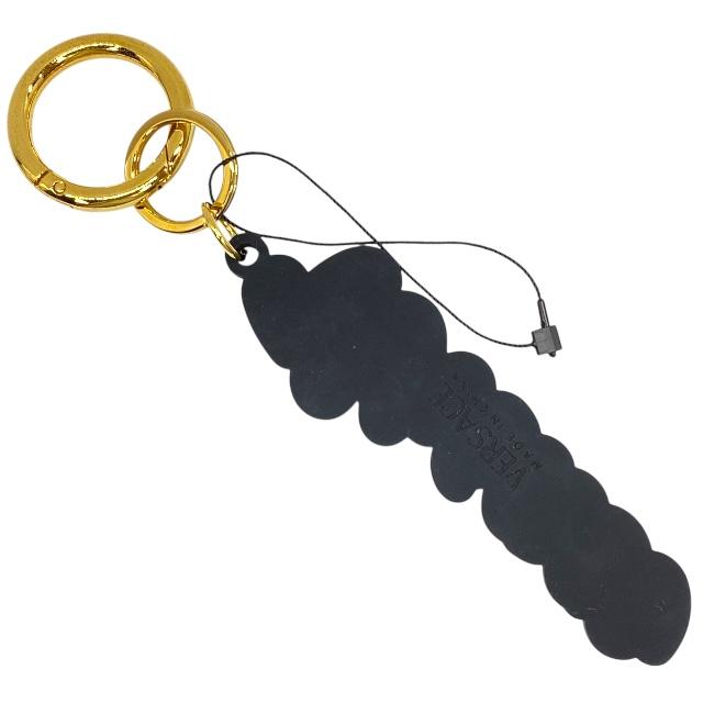 新品未使用ヴェルサーチGianni Versace バックチャーム、キーホルダー メドゥーサ ふわふわ キーチェーン チャーム パープル | VERSACE JP