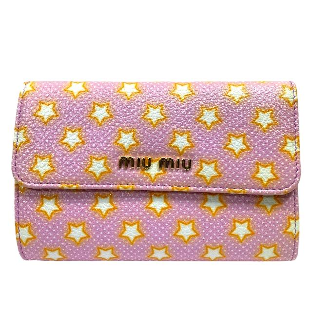 miu miu（ミュウミュウ） 【未使用】MIU MIU 財布 三つ折り財布 折り 