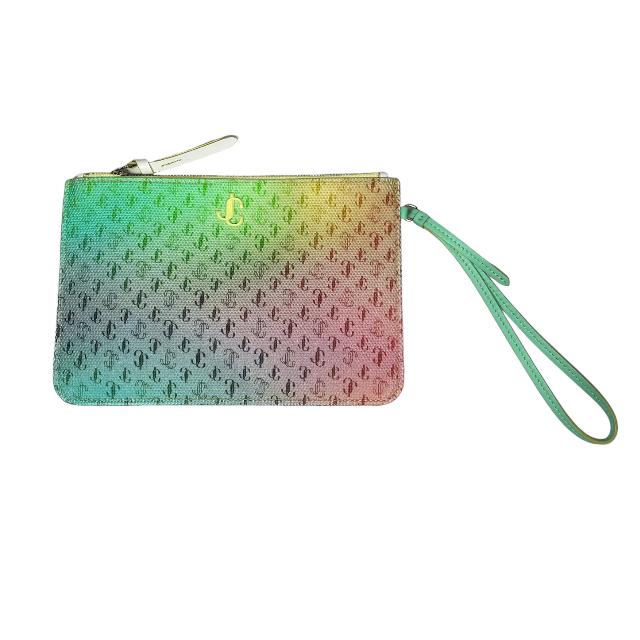 未使用】JIMMY CHOO ジミーチュウ クラッチバッグ ポーチ JCロゴ 