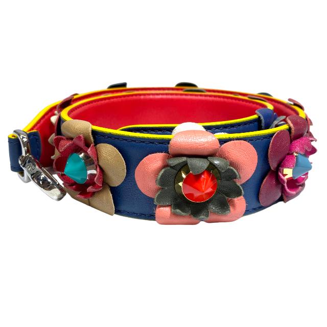 フェンディ ストラップ ショルダーストラップ レディース 花 フラワー