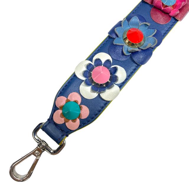 フェンディ ストラップ ショルダーストラップ レディース 花 フラワー