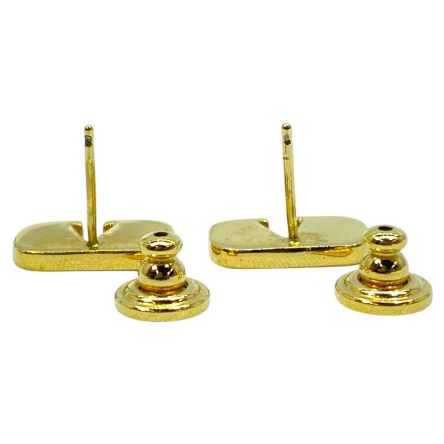 ［り］VALENTINO GARAVANI ゴールド ピアス ヴァレンティノ ガラヴァーニ VALENTINO GARAVANI ピアス Vロゴ