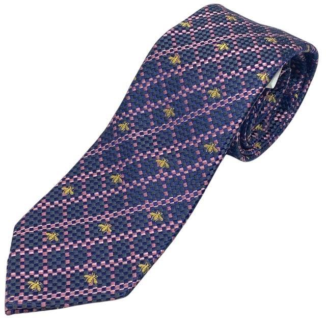 GUCCI グッチ シェリーライン GG ネクタイ GUCCI グッチ ネクタイ シェリーライン GG柄 インターロッキング 蜂