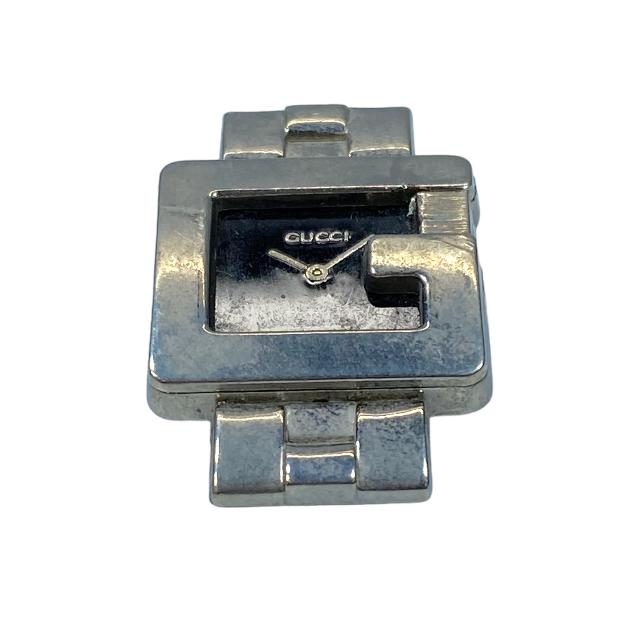 GUCCI グッチ ブローチ ピンブローチ 時計モチーフ 3600L 小物 ロゴ  