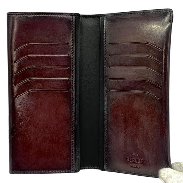 Berluti 【美品】Berluti ベルルッティ エスパス 財布 長財布 二つ折り 