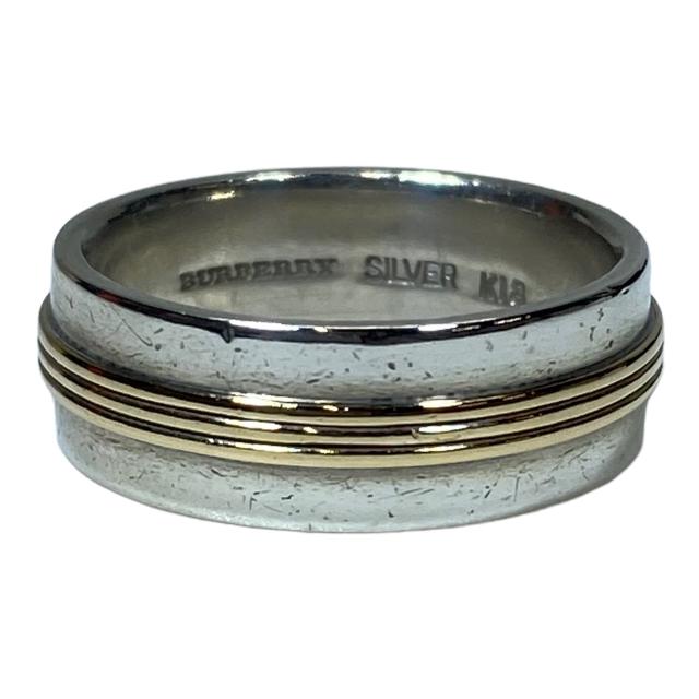 BURBERRY バーバリー リング 指輪 アクセサリー 小物 ロゴ 刻印 ライン