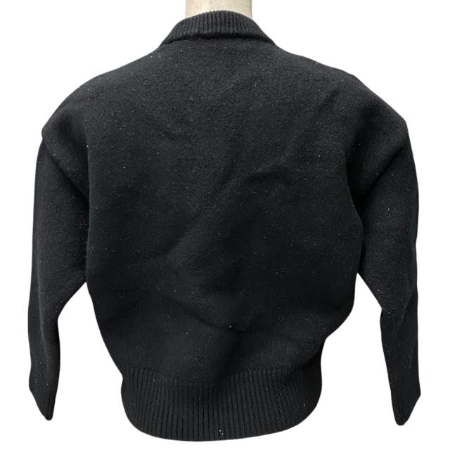 アミ アレクサンドルマテュッシ アミパリス ニット セーター ブラック AMI Alexandre Mattiussi ami paris アミパリス セーター BFUKS402 018