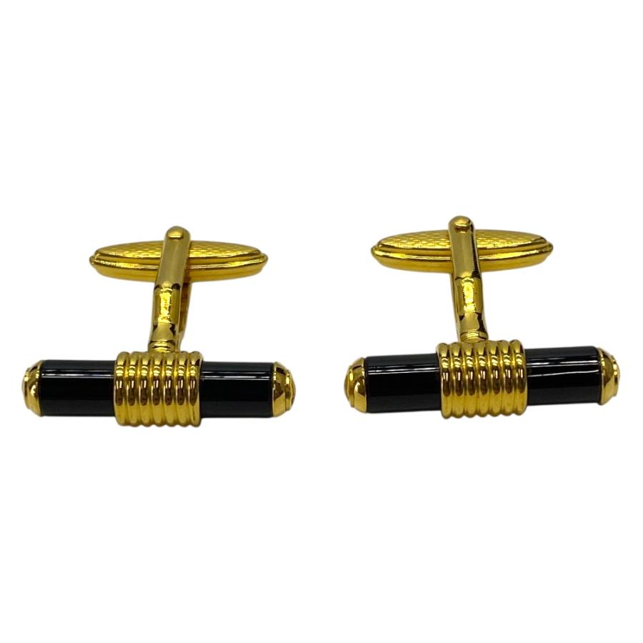 アルフレッドダンヒル カフリンクス／カフス ブラックオニキス dunhill（ダンヒル） カフス カフリンクス カフスボタン ブラック