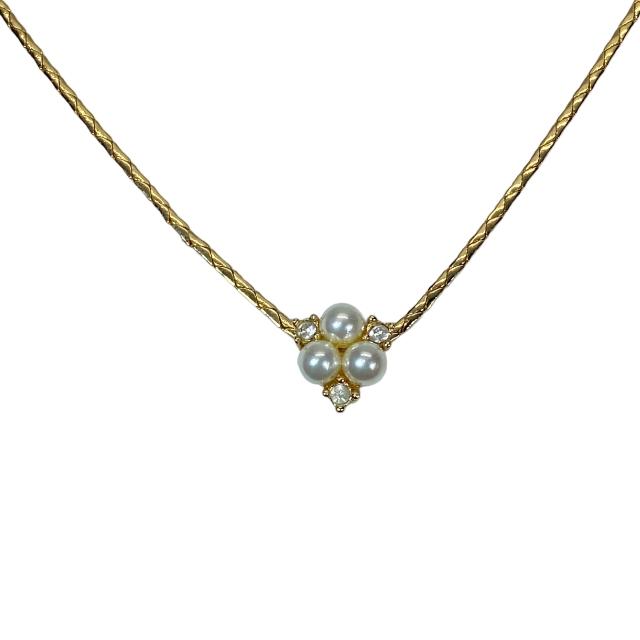 Christian Dior クリスチャン ディオール ネックレス ラインストーン