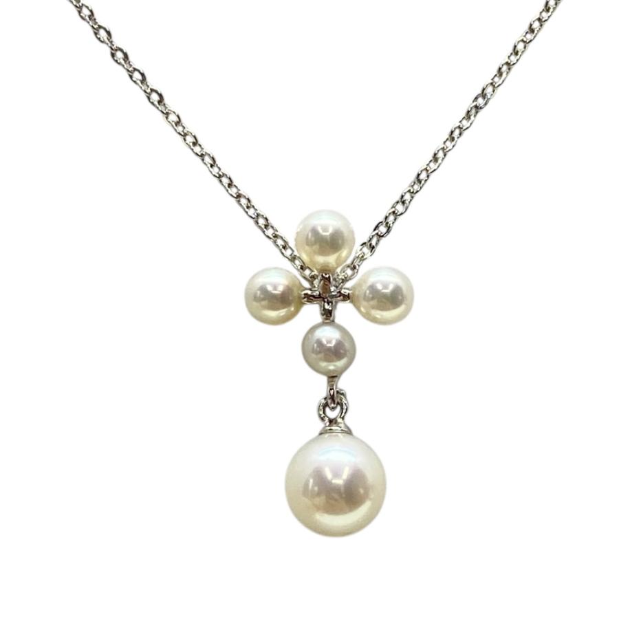 TASAKI（タサキ） 真珠 パール クロス ネックレス ペンダント