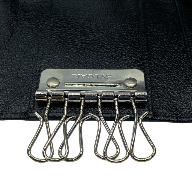 未使用❗BVLGARI　6連キーケース BVLGARI ブルガリ 6連キーケース クラシコライン グレイン