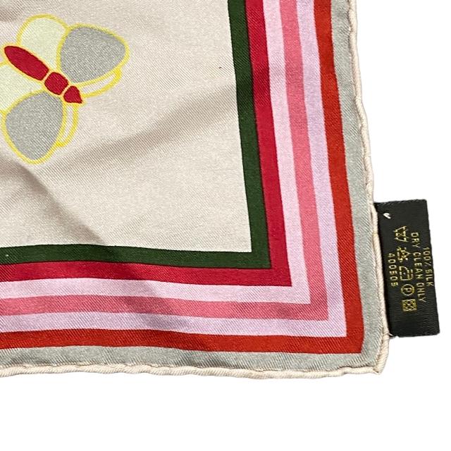 LOUIS VUITTON ルイヴィトン スカーフ ストール シルク ロゴ