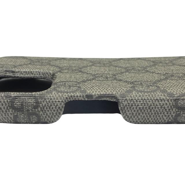 未使用品】GUCCI iphone15 スマホケース GGスプリーム グレー GUCCI