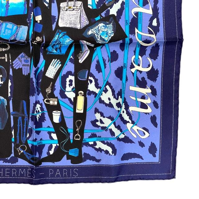 HERMES　カレ45 パステルカラー円形模様スカーフ HERMES 【新品】HERMES エルメス スカーフ カレ45 Monsieur et