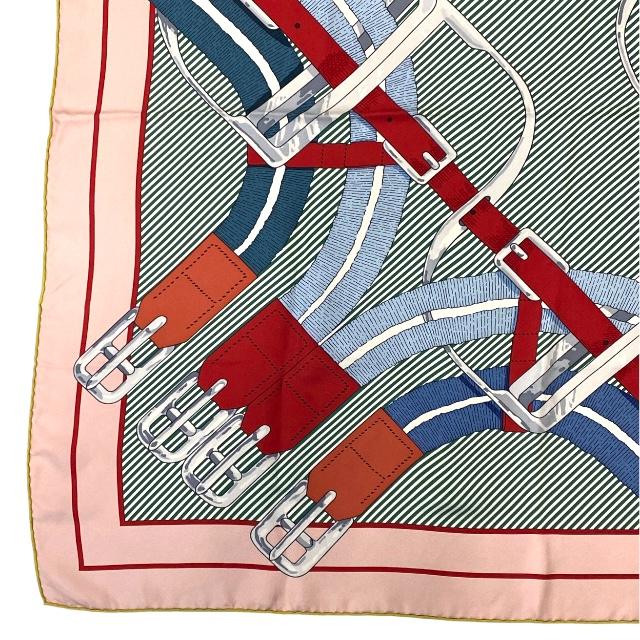 HERMES（エルメス） 【美品】HERMES スカーフ カレ90 カレウォッシュ