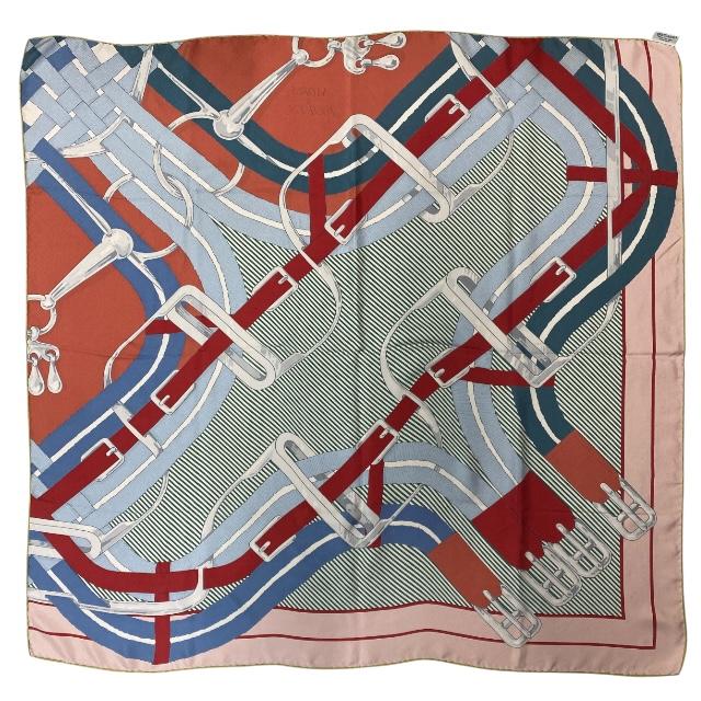 HERMES（エルメス） 【美品】HERMES スカーフ カレ90 カレウォッシュ