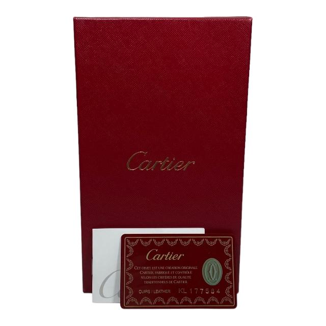 Cartier カルティエ L3000440 パシャ 二つ折り 長財布 財布 レザー
