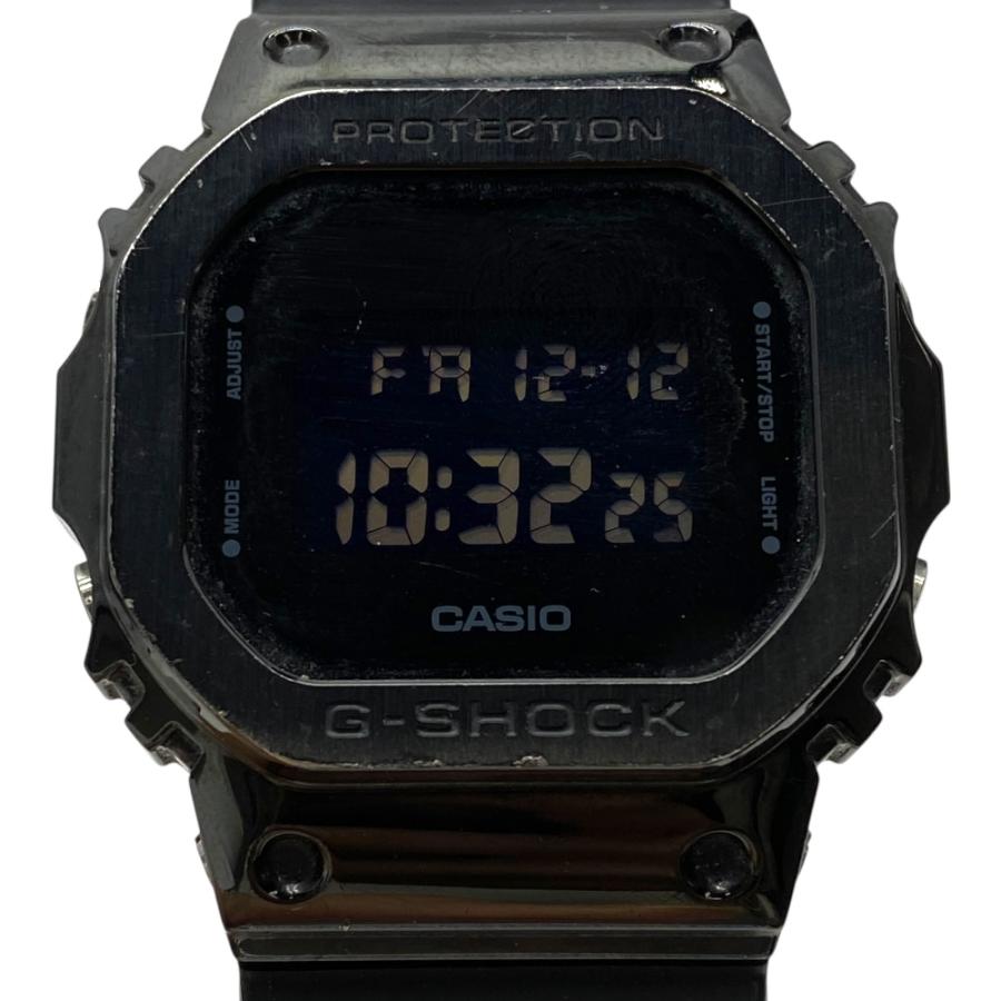 稼働品 カシオ G-SHOCK ジーショック GM-5600B 腕時計 時計 クオーツ 20気圧防水 デジタル SS メタル ラバー ブラック GM-5600B　CASIO | G-SHOCK