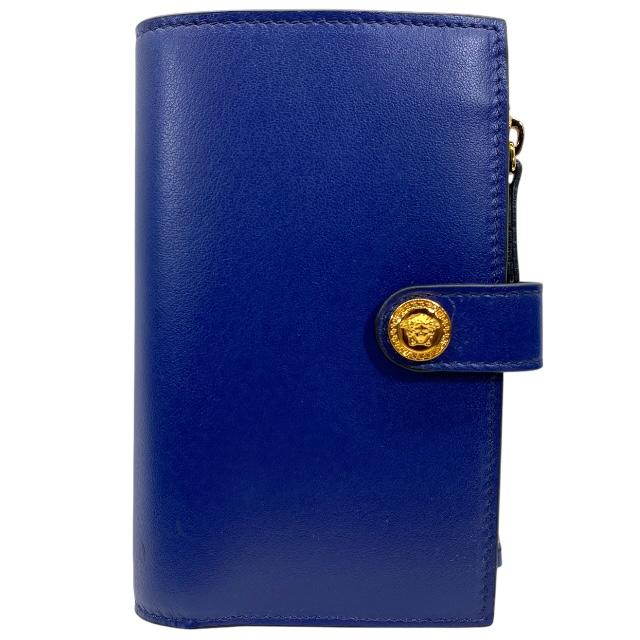 【極美品】ヴェルサーチ　2つ折り財布 コンパクトウォレット　メデューサ VERSACE 【新品】VERSACE ヴェルサーチ メデューサ 財布 二