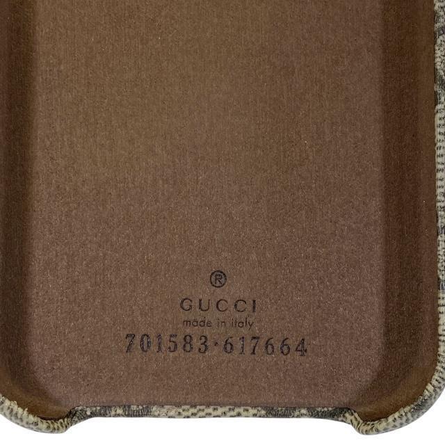 GUCCI iPhone 13 ケース ベージュ & エボニー econext_1223a22o-sai