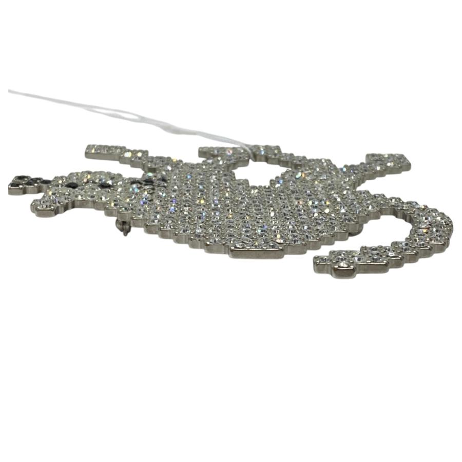 Maison Margiela　ブローチ Maison Margiela（メゾンマルジェラ） 新品 クリスタル キャット 猫