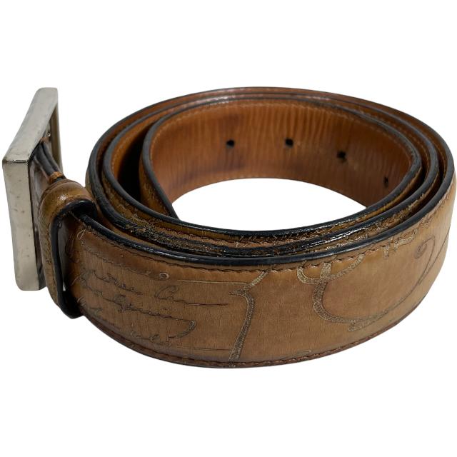Berluti ベルルッティ クラシック カリグラフィー ベルト レザー
