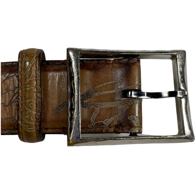 Berluti ベルルッティ クラシック カリグラフィー ベルト レザー