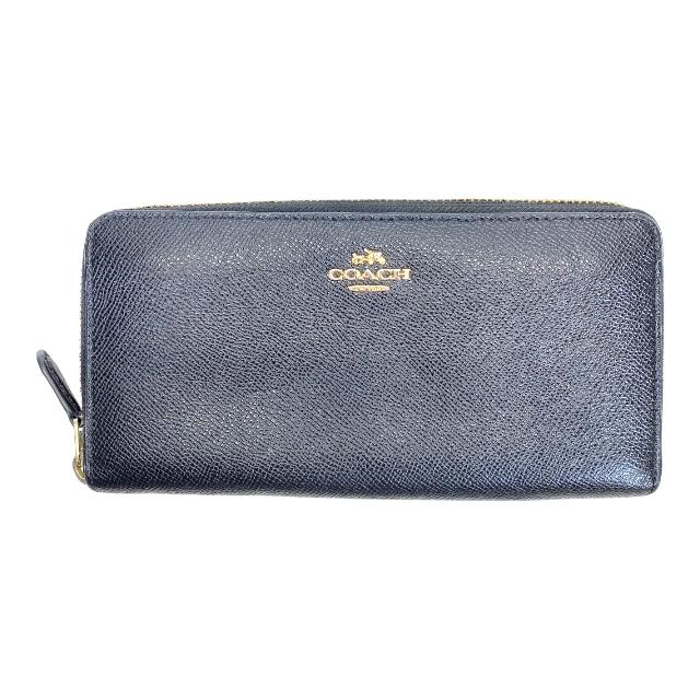 美品】COACH コーチ 58857 長財布 財布 ラウンドファスナー ロング