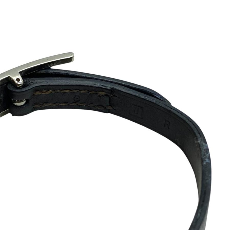 エルメス アピ3 レザー ブレスレット 刻印HERMES API 男女兼用 HERMES（エルメス） アピ3 ブレスレット バングル アクセサリー ダーク