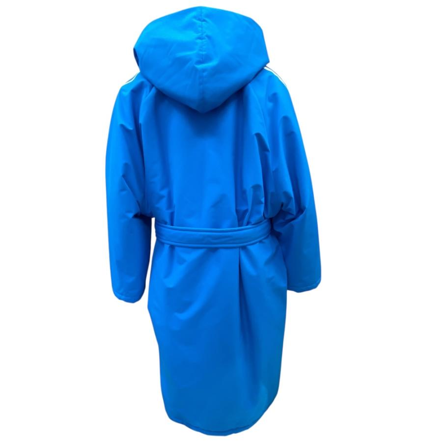 未使用展示品 バレンシアガ×アディダス ベルト付き バスローブ コート アウター ブルー 23SS JP57 2022 2584 BALENCIAGA×adidas[サイズ2]の画像