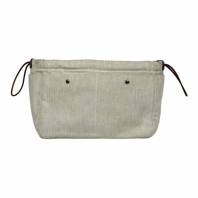 HERMES エルメス フールビ20 ブラウン ポーチ バッグインバッグ