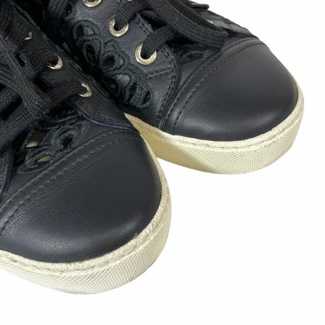 CHANEL シャネル スニーカー 靴 シューズ ココマーク ロゴ レース 花