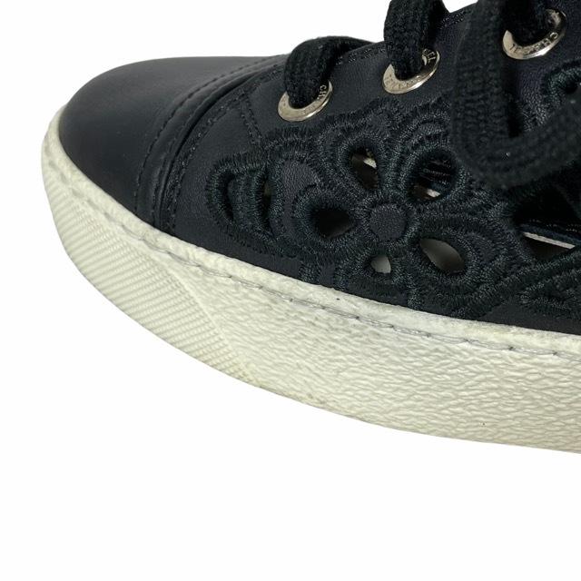 CHANEL シャネル スニーカー 靴 シューズ ココマーク ロゴ レース 花