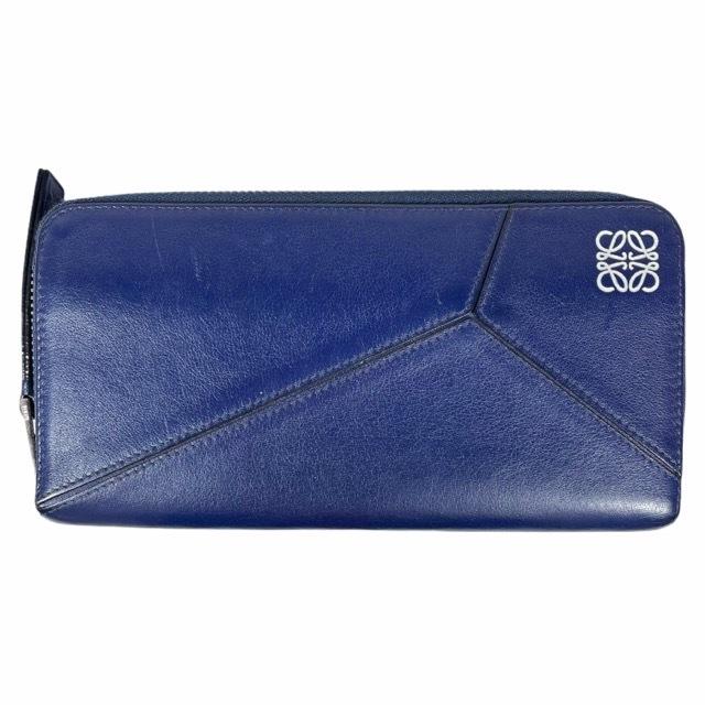 LOEWE ロエベ パズル 長財布 財布 ラウンドファスナー レザー アナグラム ロゴ ブルー ロングウォレット :917-a2555:SENSE Yahoo!ショッピング店 - 通販 - Yahoo!ショッピング