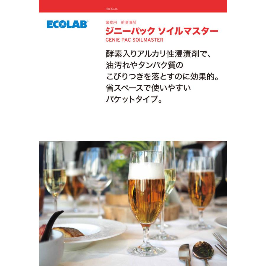 ECOLAB エコラボ】ジニーパックソイルマスター（19.4g×75個-2個セット