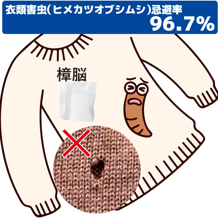 「日向しょうのう 結晶粉末 10g×5袋」 -樟脳 防虫剤 防虫 虫除け 消臭 アロマ 芳香 樟 楠 クスノキ 国産 天然 衣替え 着物 桐箪笥 雑貨-|econoha|03