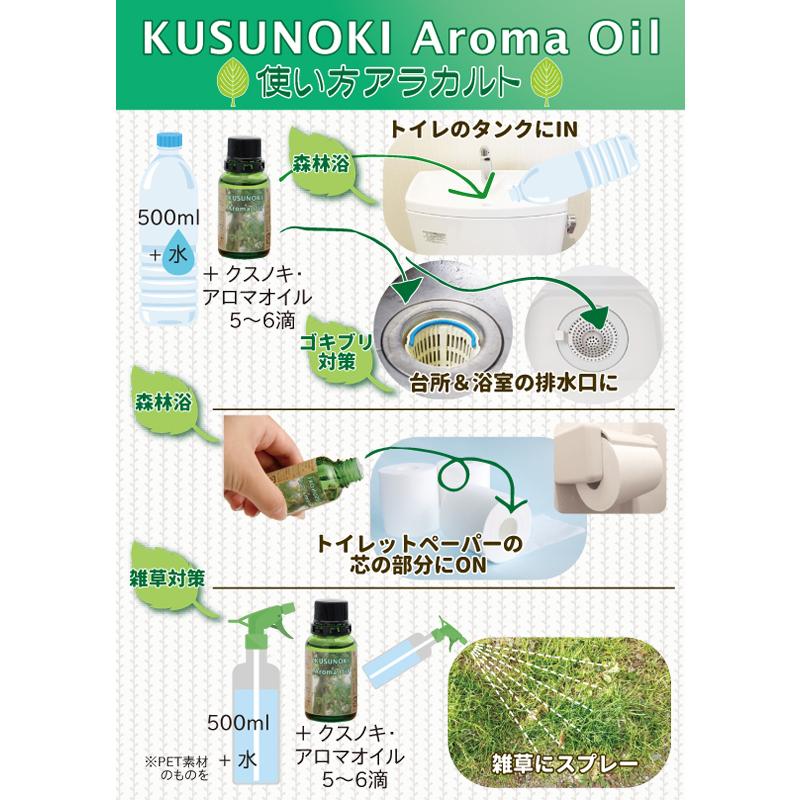 「クスノキ・アロマオイル　500ml」　-抗ウイルス　抗菌　蚊除け　アロマ　アロマオイル　精油　和精油　芳香　虫除け　防虫　樟　楠　クスノキ　国産-｜econoha｜05