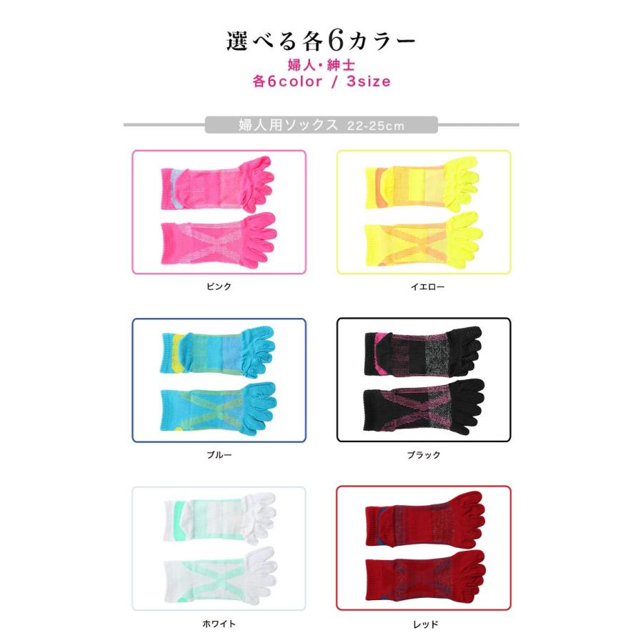 靴下 バリエクロスエアー 5本指 走るくつした　ランニング マラソン ランナー 滑らない靴下 臭わない靴下 くつ下 メンズ レディース 西垣靴下 エコノレッグ 爆買 |  | 15