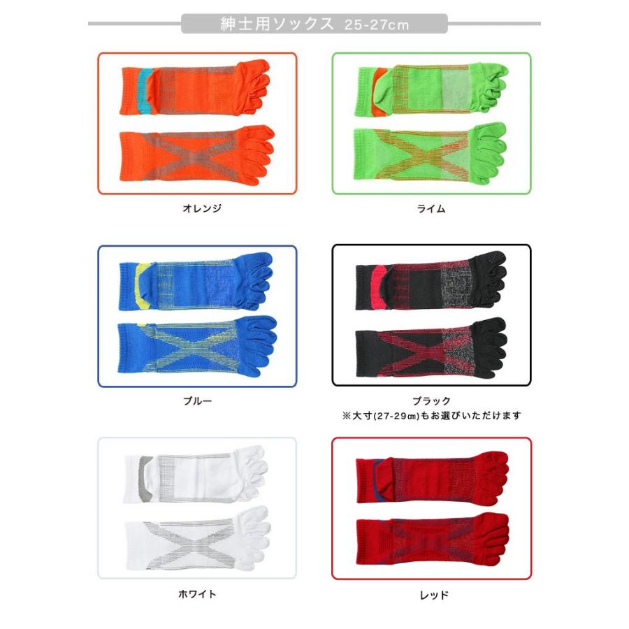 靴下 バリエクロスエアー 5本指 走るくつした　ランニング マラソン ランナー 滑らない靴下 臭わない靴下 くつ下 メンズ レディース 西垣靴下 エコノレッグ 爆買 |  | 16