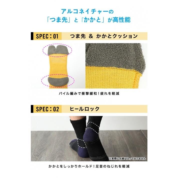 靴下 アルコネイチャー タビ 山を歩く靴下 滑らない靴下 臭わない靴下 登山 トレッキング ハイキング くつ下 メンズ レディース 西垣靴下 エコノレッグ 爆買 |  | 09